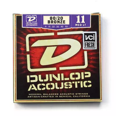 Dunlop - 80/20 Brass Acoustic Medium-Light 11-52